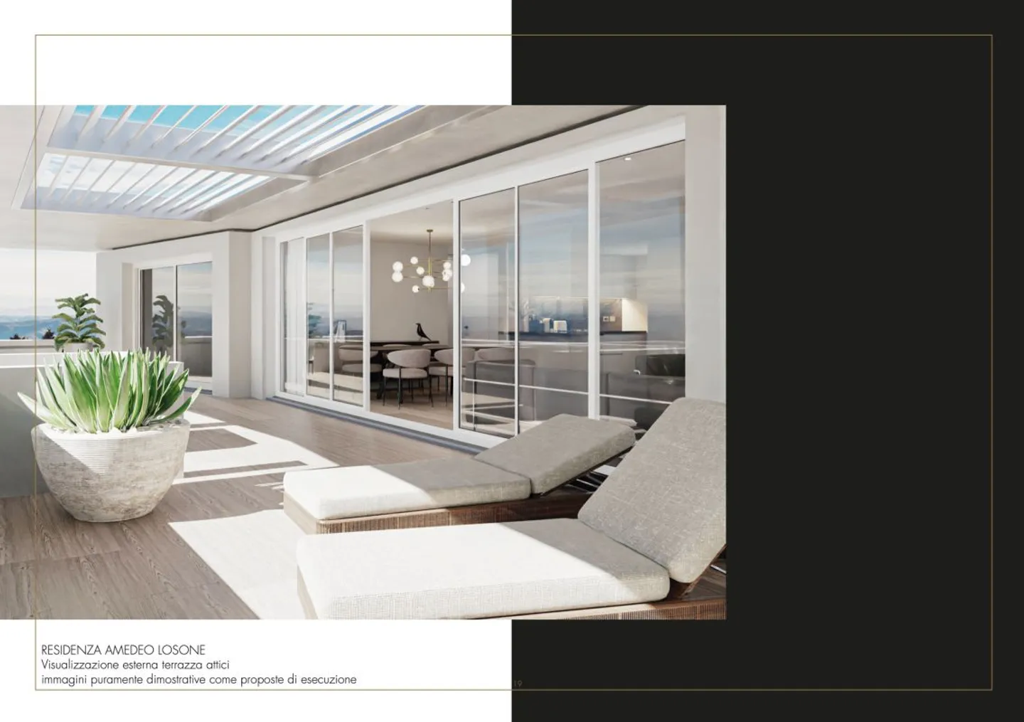 RARE PENTHOUSE 5.5 ROOMS IN LOSONE - PRESTIGIOUS SECONDARY RESIDENCE NEAR THE GOLF - Photo 1 of 13