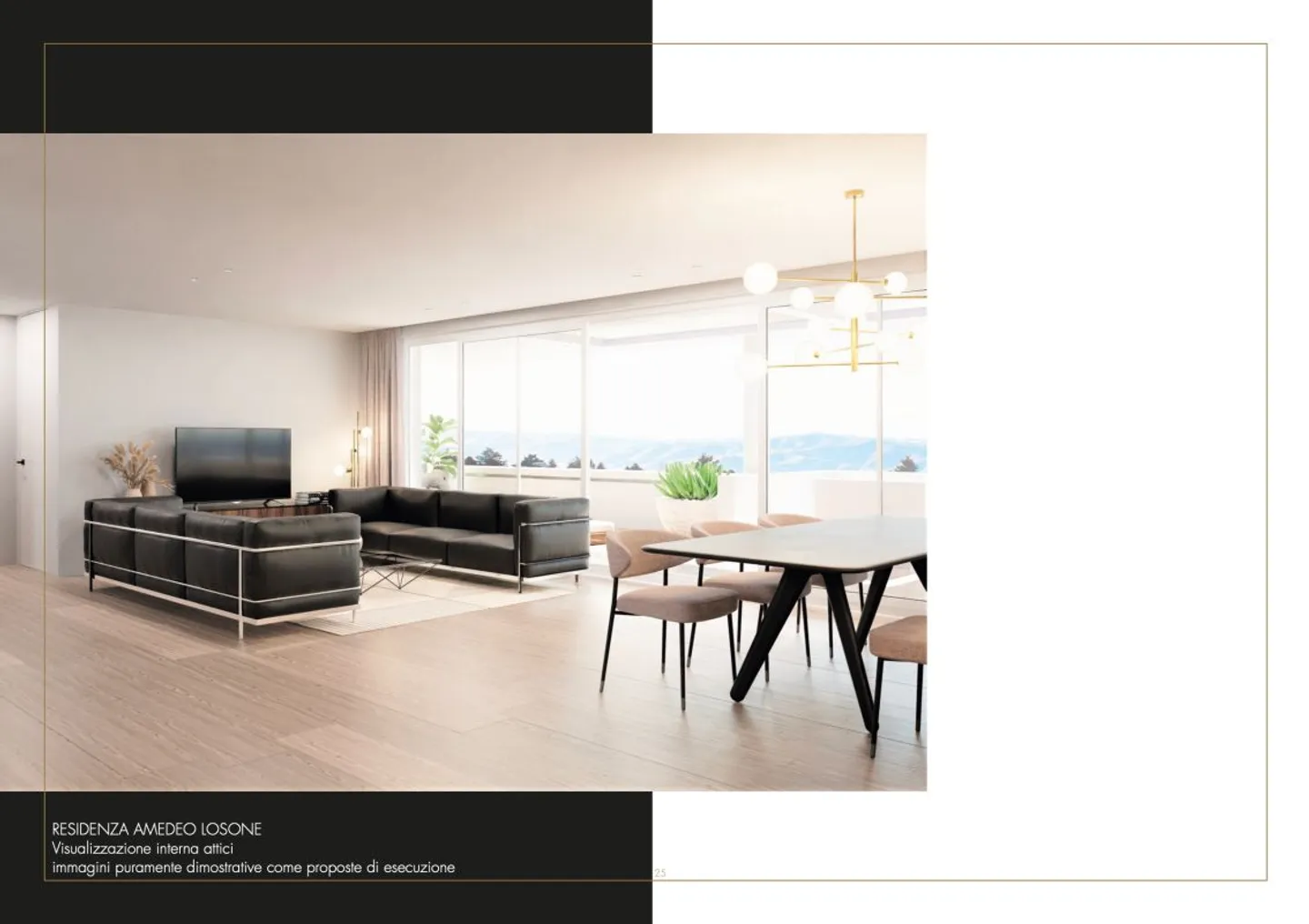 RARE PENTHOUSE 5.5 ROOMS IN LOSONE - PRESTIGIOUS SECONDARY RESIDENCE NEAR THE GOLF - Photo 12 of 13