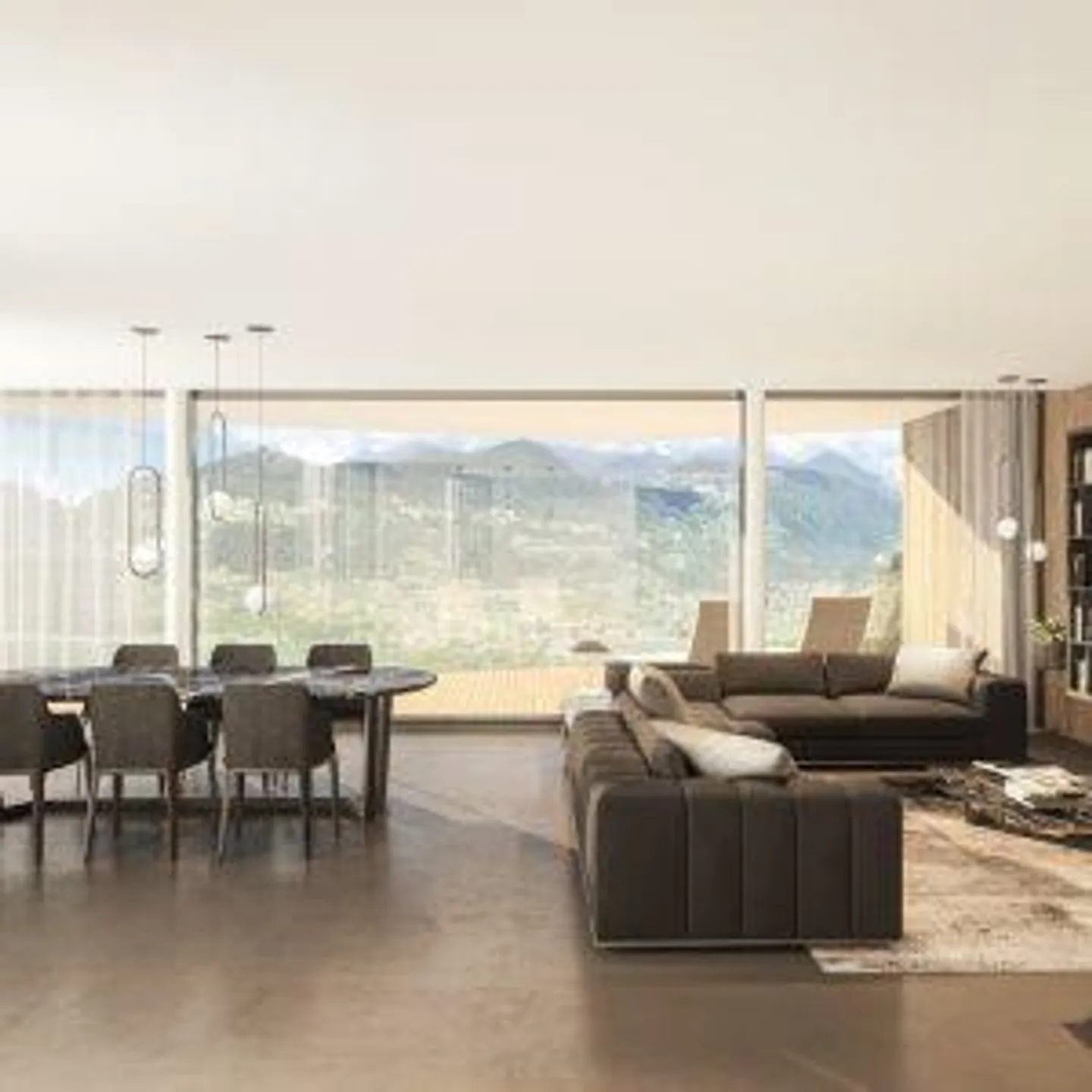 New 3.5-room apartment with lake view in Collina d'Oro - Photo 2 of 9