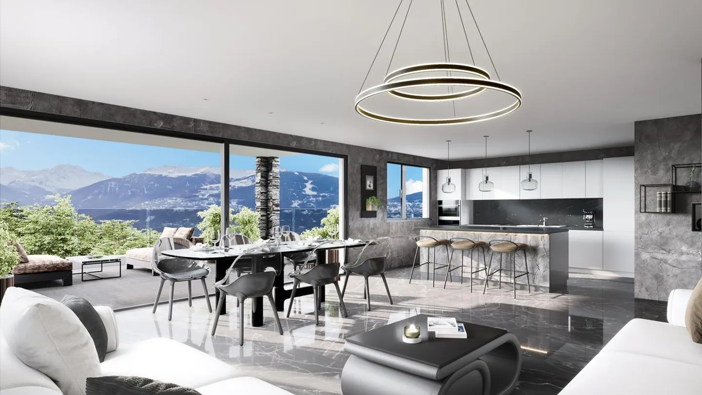 Charmante Wohnung in Savièse - Foto 1 von 5