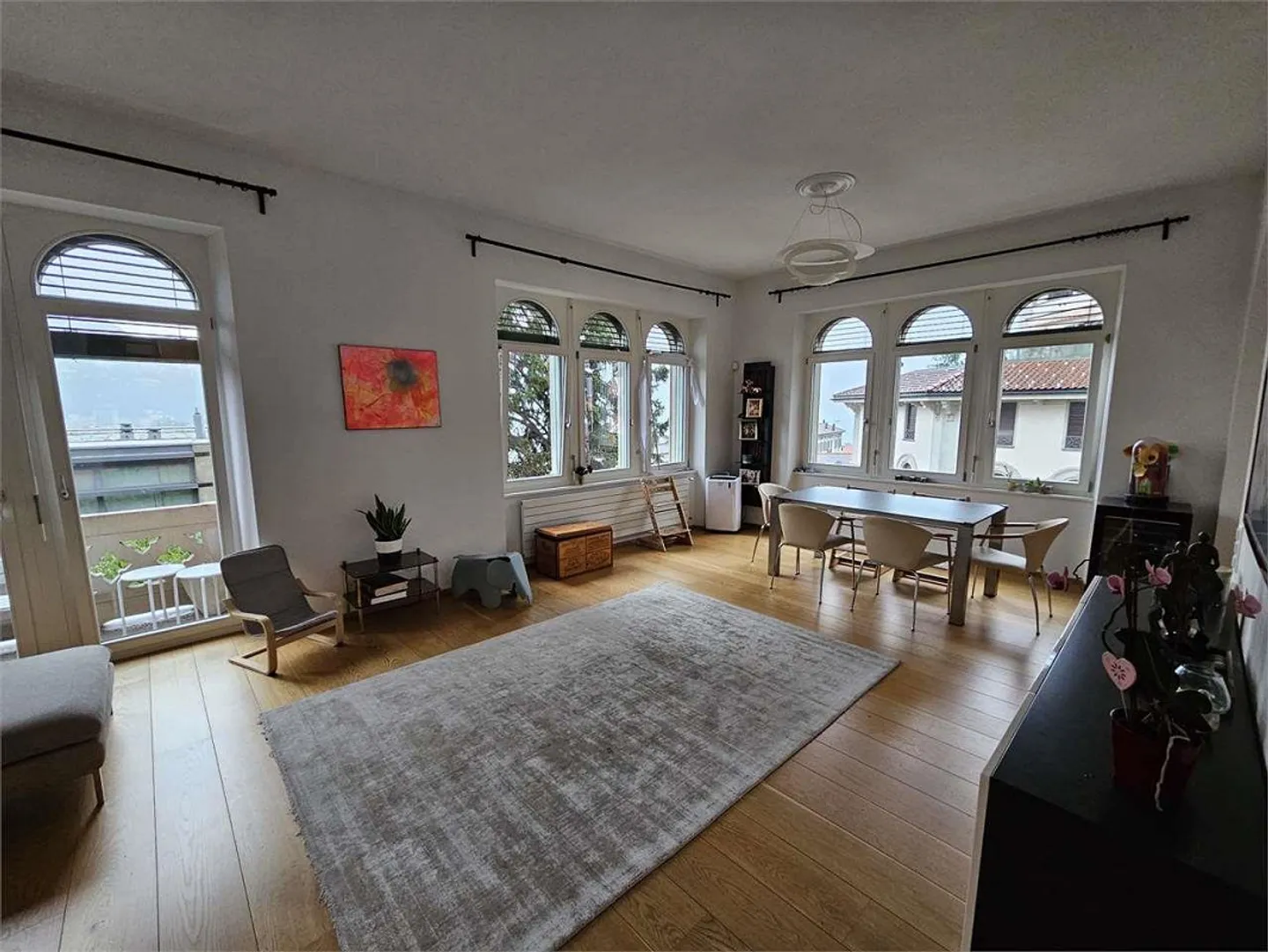 Lugano Centro, Duplex di 5.5 Locali in una Villa Storica - Foto 4 di 13