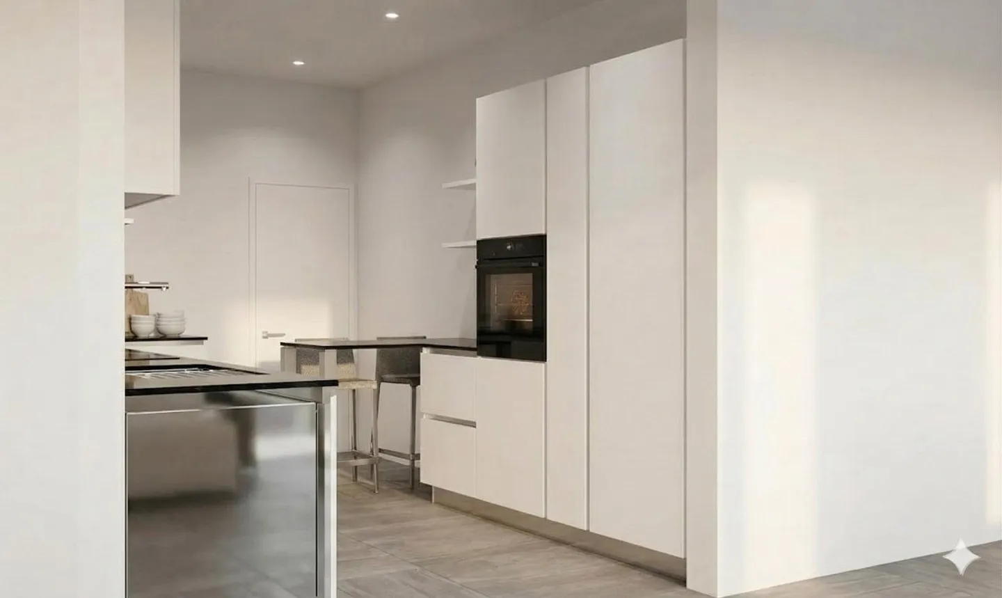 5.5-ROOM APARTMENT ON THE TOP FLOOR WITH A LARGE TERRACE, IN FAS... - Photo 4 of 13