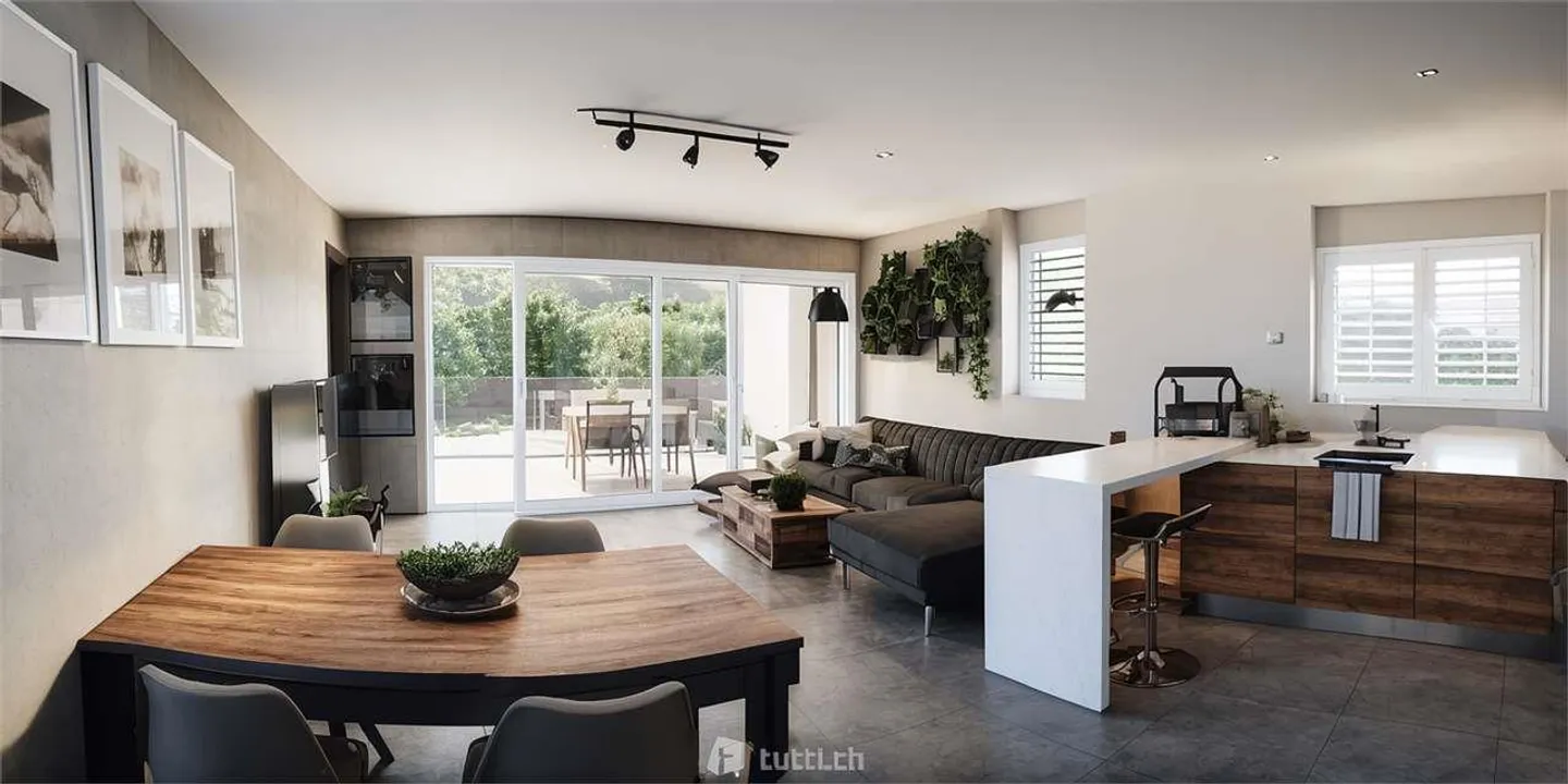 raffiné 2,5 pièces avec jardin privé et parking couvert - Photo 3 sur 8