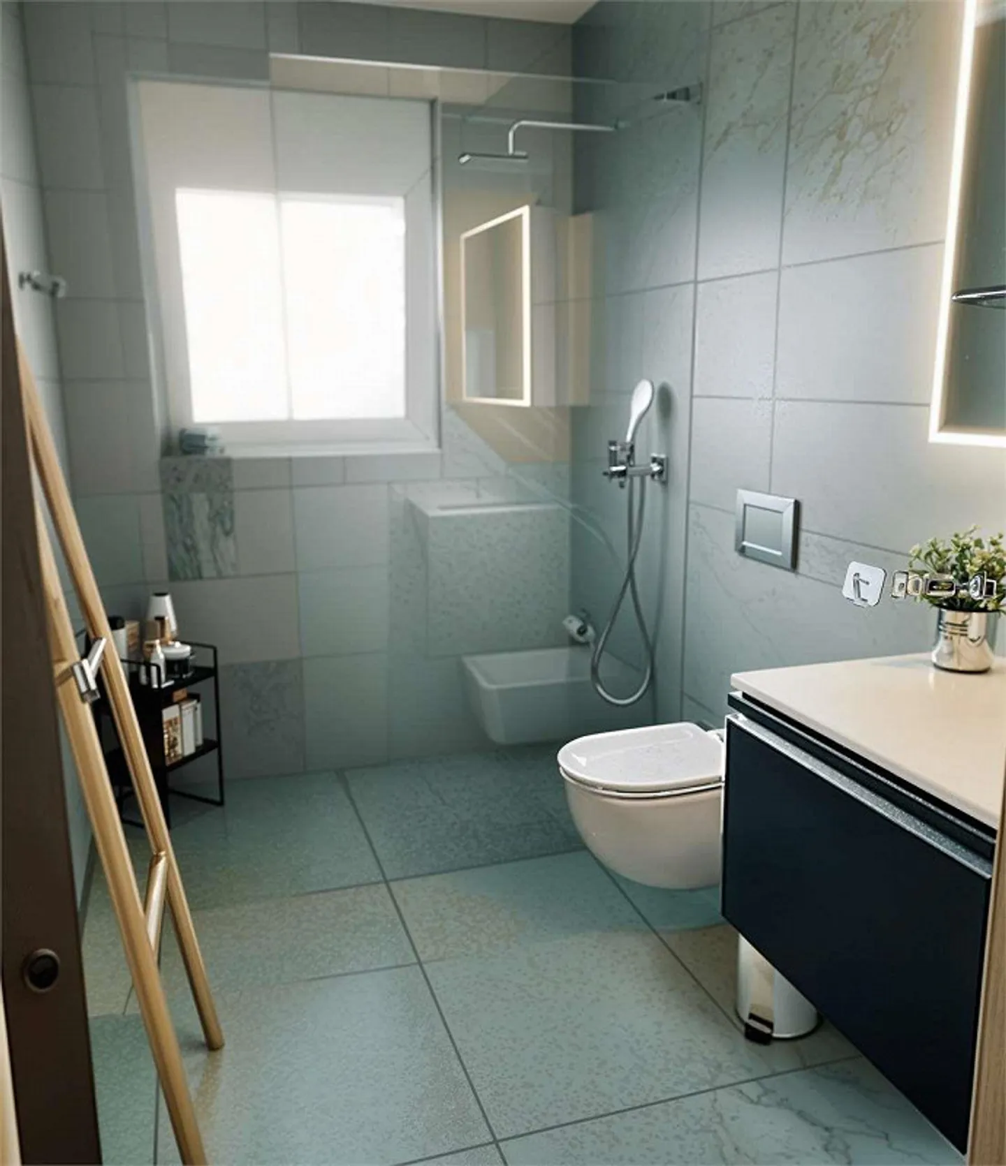 raffiné 2,5 pièces avec jardin privé et parking couvert - Photo 7 sur 8