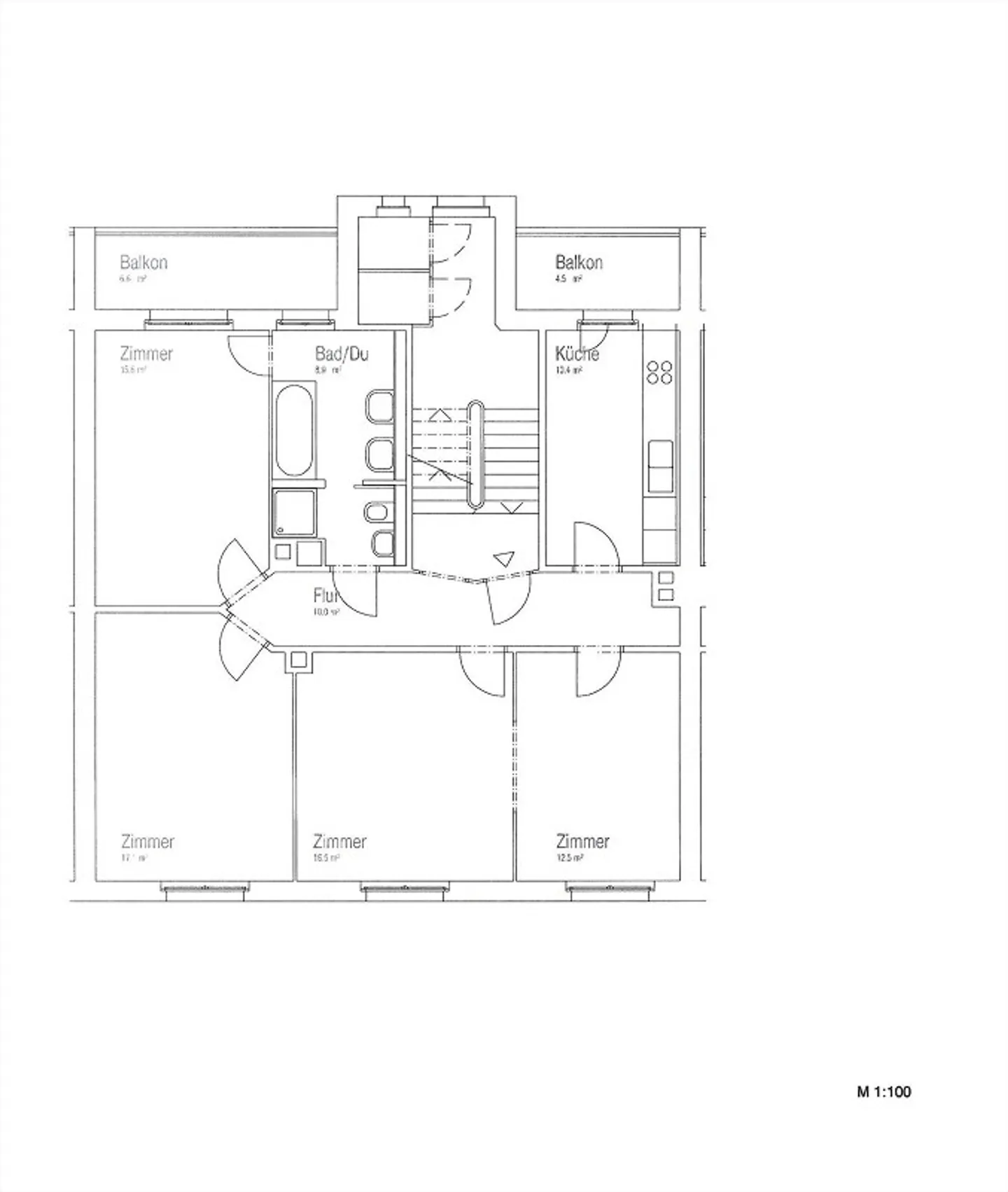 Appartamento attraente con 4 camere in un edificio storico ristrutturato direttamente al Voltap... - Foto 6 di 6