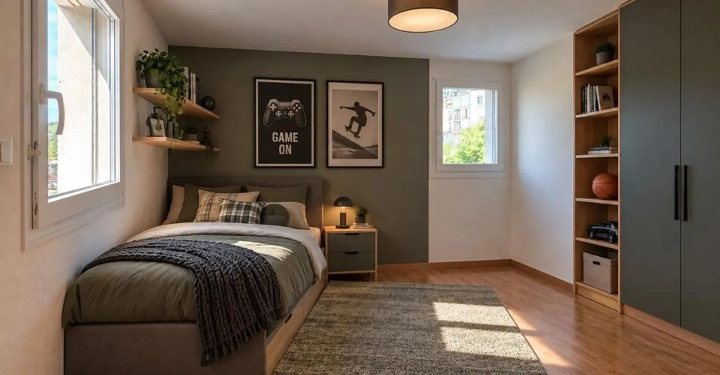 5.5-room apartment with terrace, double garage and outdoor parking space - Photo 6 of 13