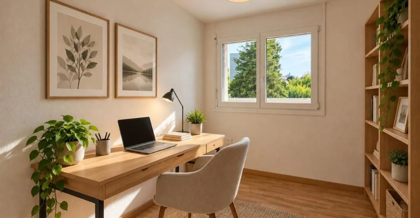 5.5-room apartment with terrace, double garage and outdoor parking space - Photo 8 of 13