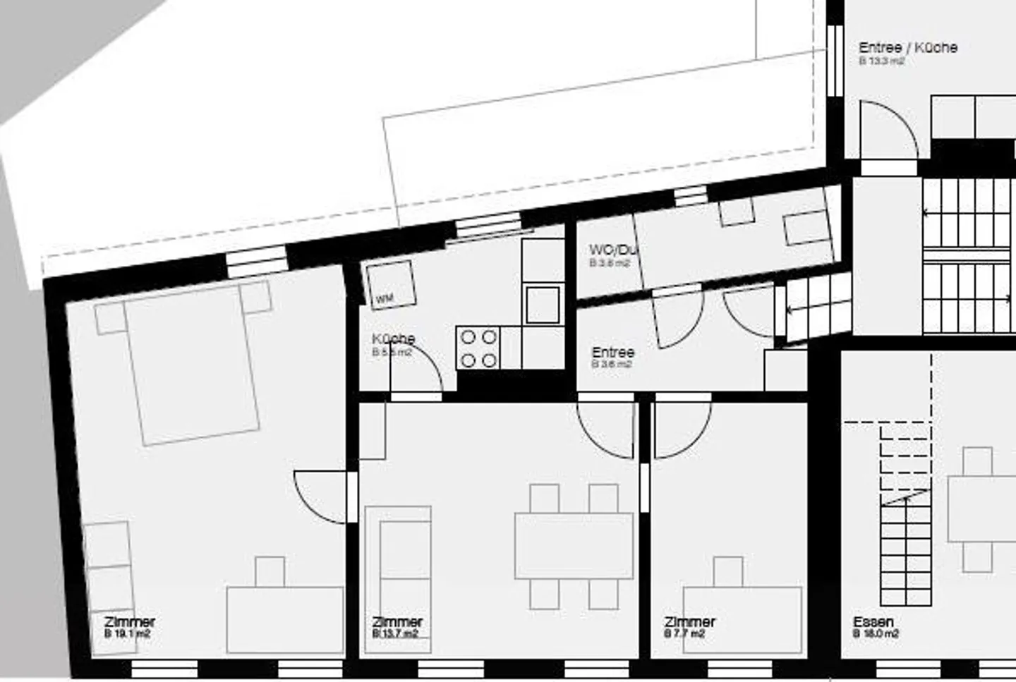 Charmante appartement de 3 pièces, entièrement rénové en 2018 - Photo 11 sur 11