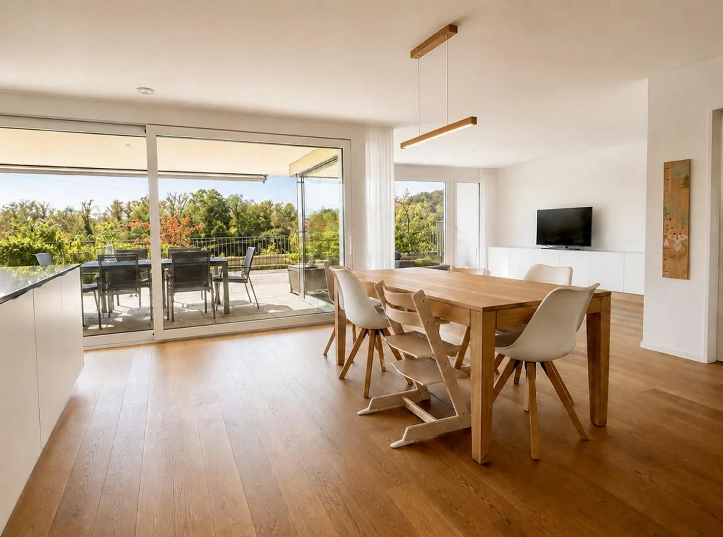Geräumige Terrassenwohnung mit Reussblick - Foto 3 von 13