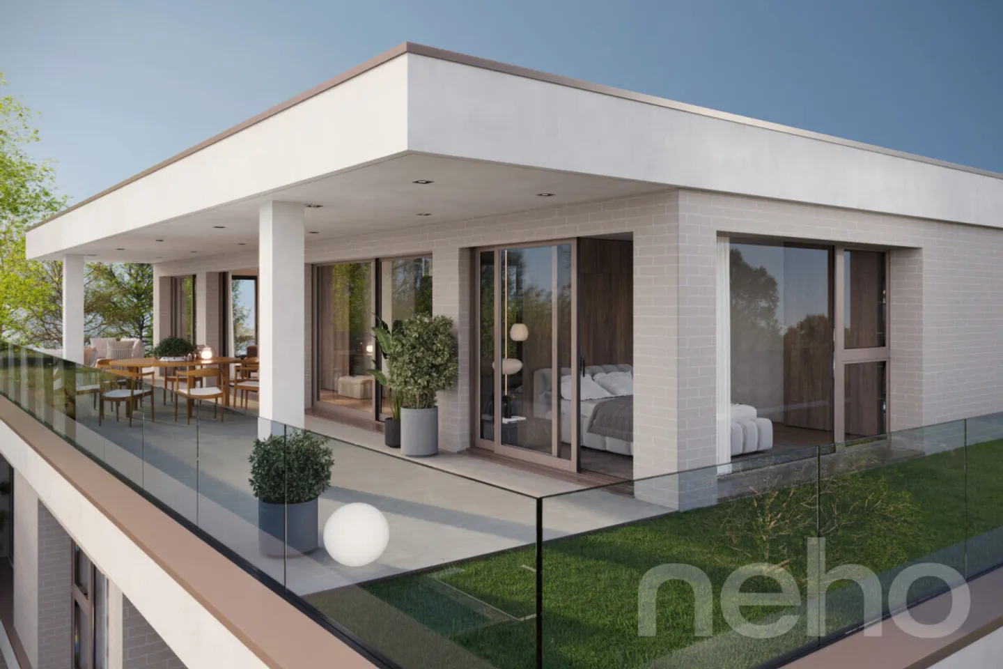 Luxuriöses Penthouse mit Terrasse und Balkon - Foto 2 von 11