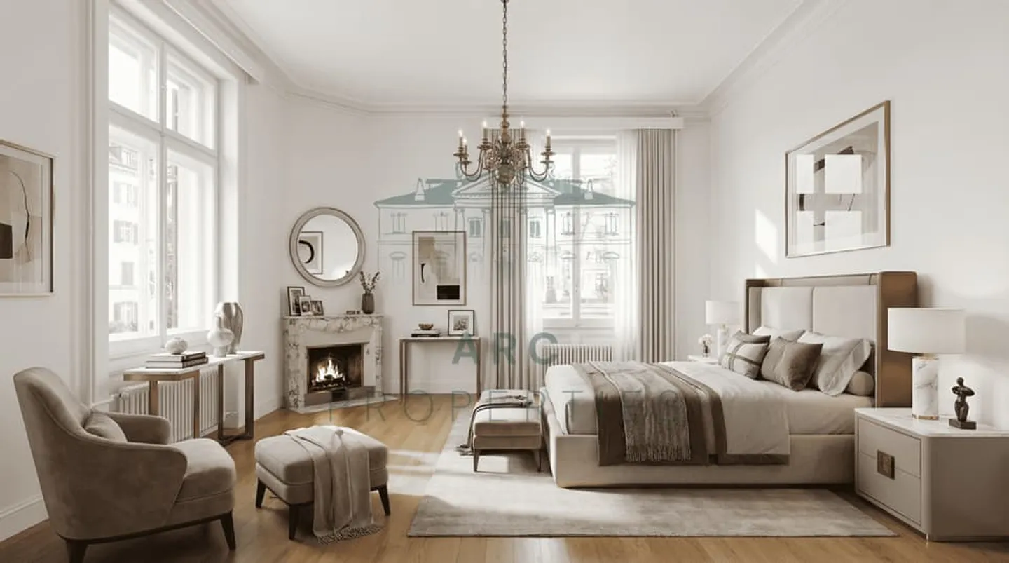 EAUX-VIVES - APPARTEMENT D'EXCEPTION AVEC VUE LAC - Photo 4 of 8