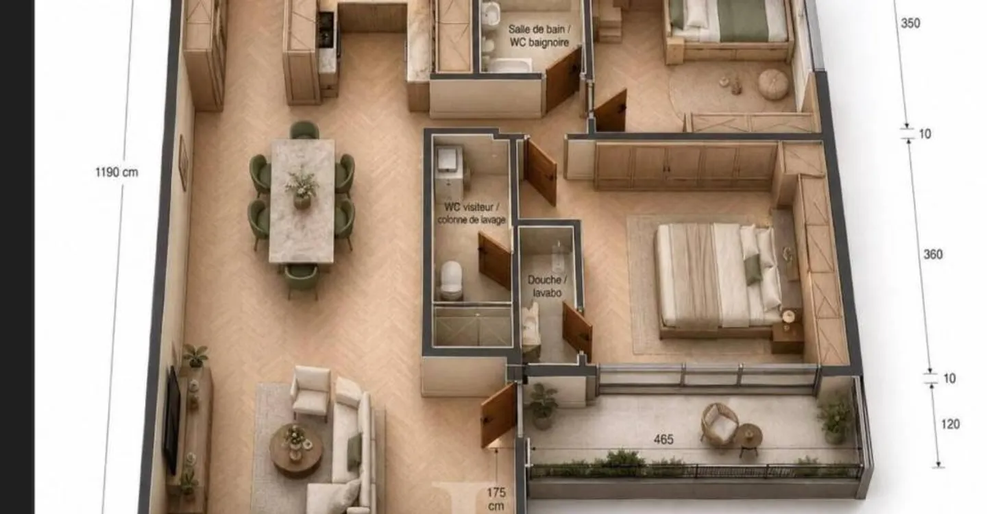 Riviera - Appartamento con bei volumi e vista libera - Foto 2 di 11