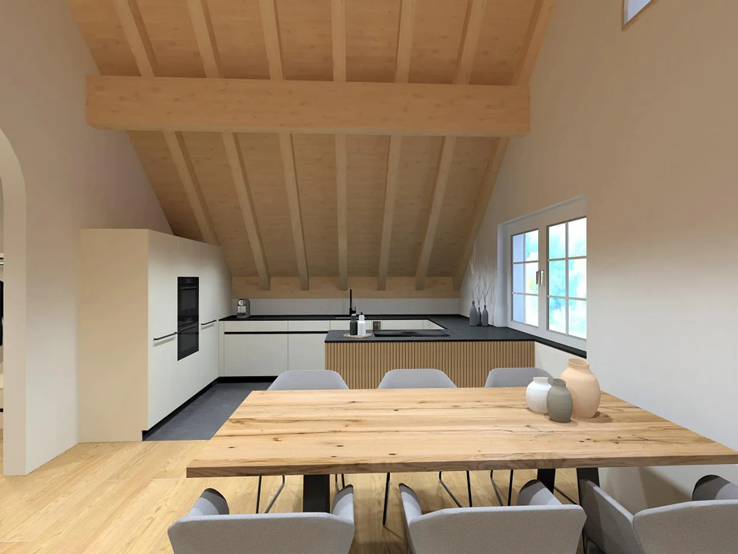 Attic Apartment First Rental After Renovation - Photo 3 of 21