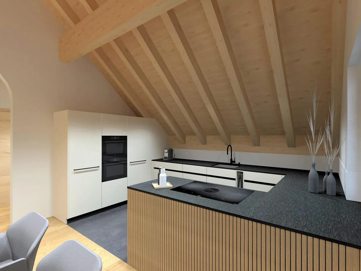 Attic Apartment First Rental After Renovation - Photo 5 of 21