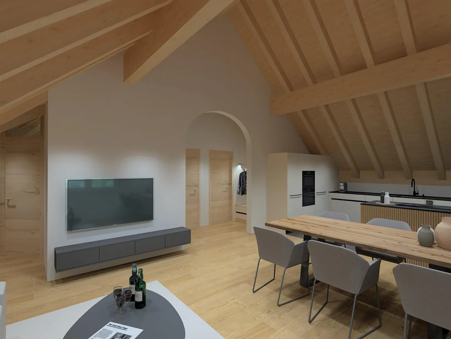 Attic Apartment First Rental After Renovation - Photo 6 of 21