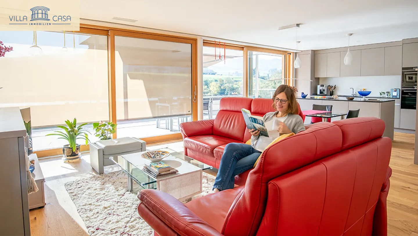 Appartamento moderno con terrazza di 88 m² e vista panoramica a Riggisberg - Foto 2 di 16