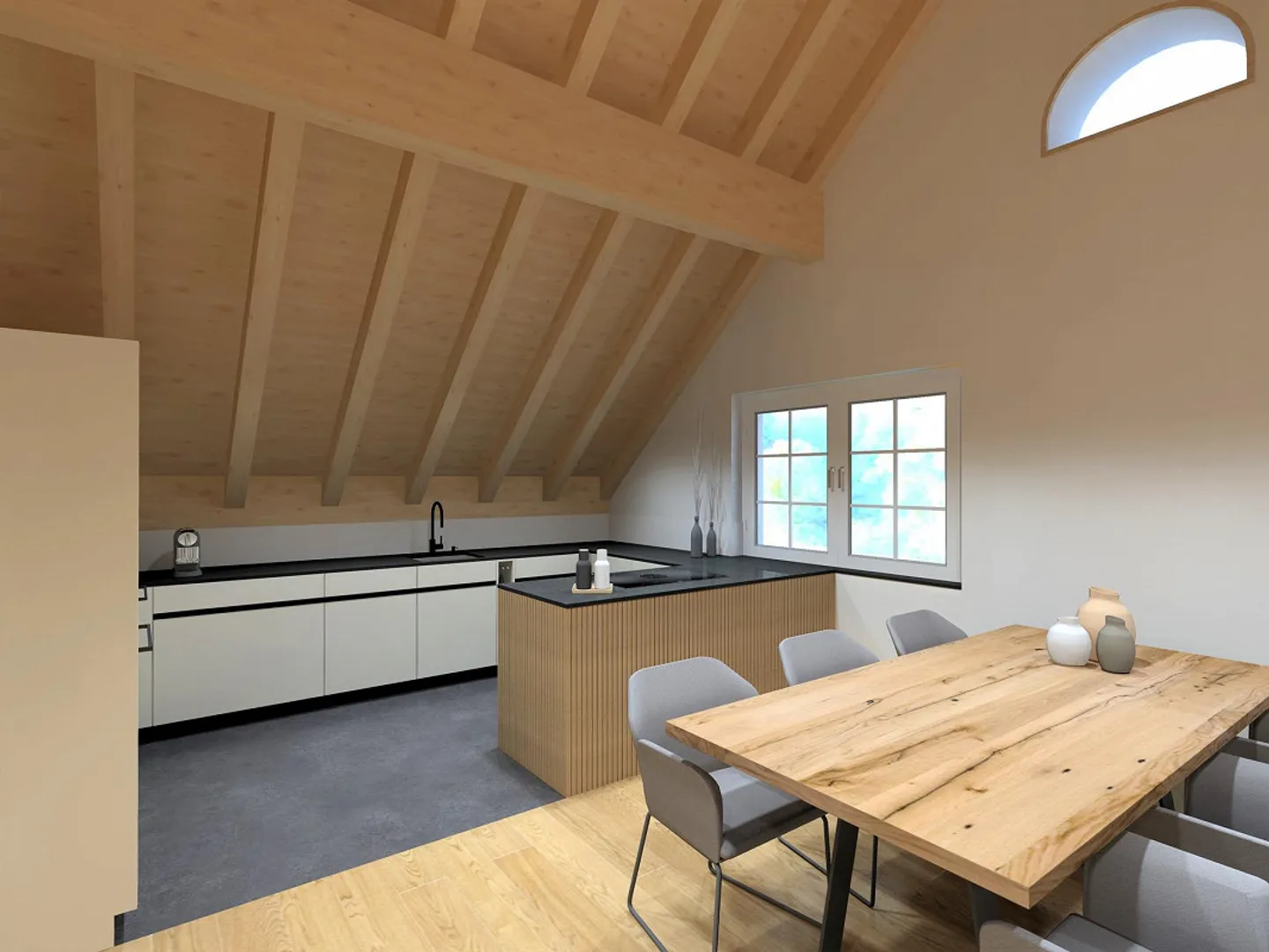 Attic Apartment First Rental After Renovation - Photo 4 of 21