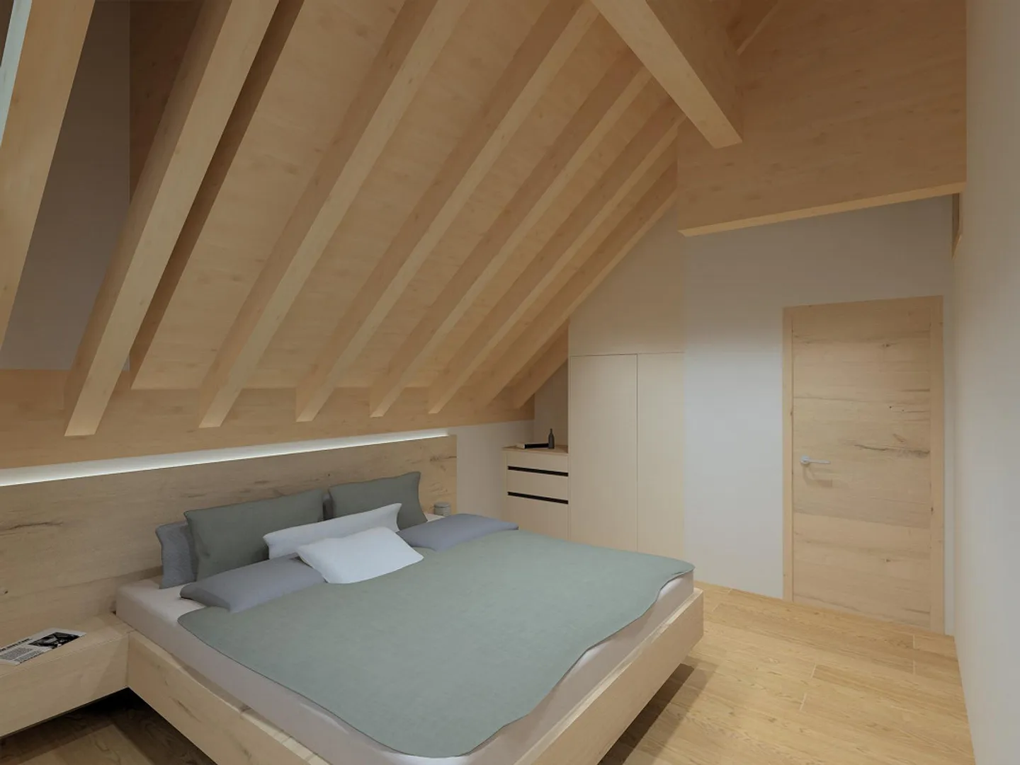 Attic Apartment First Rental After Renovation - Photo 12 of 21