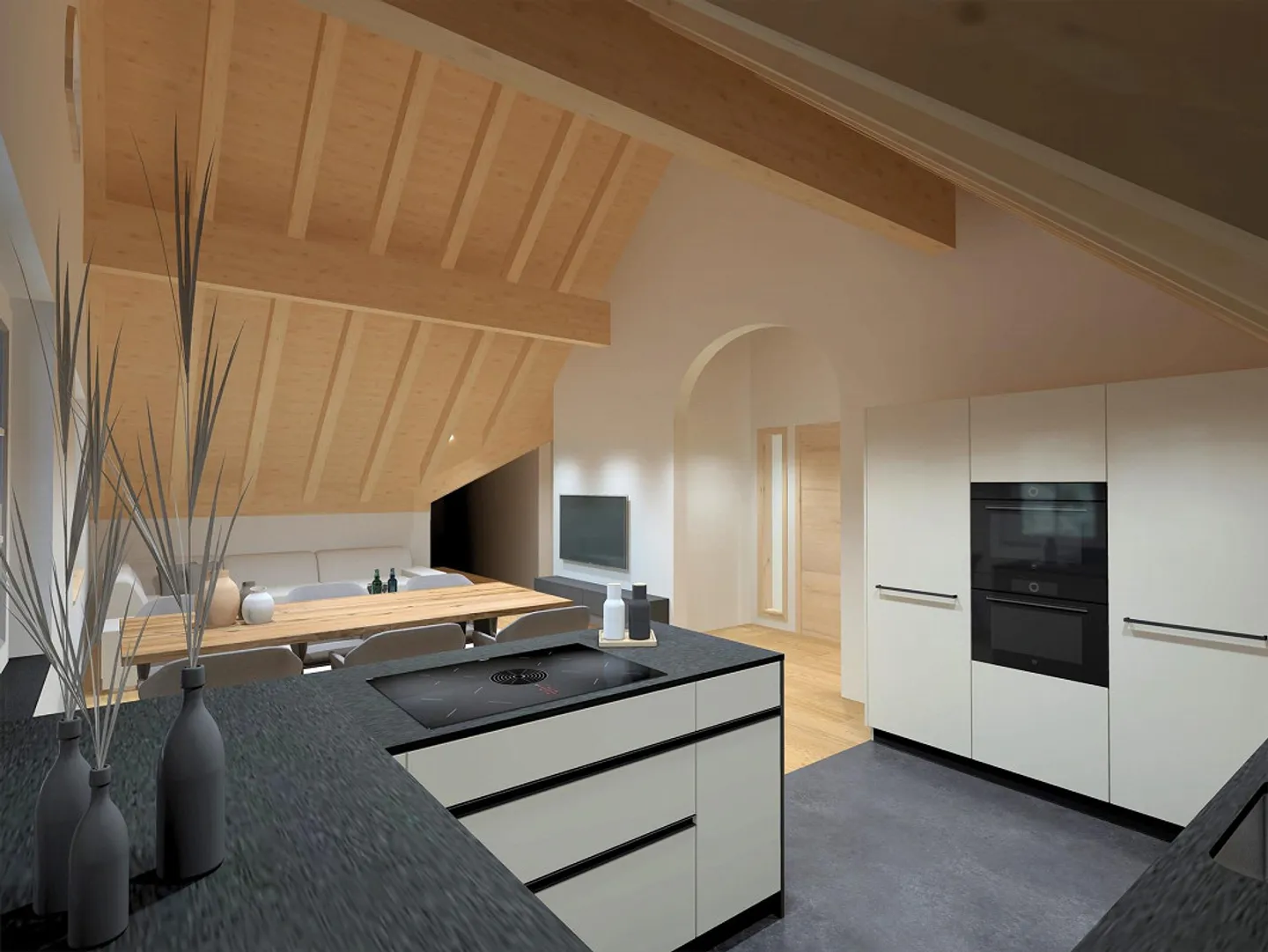 Attic Apartment First Rental After Renovation - Photo 9 of 21