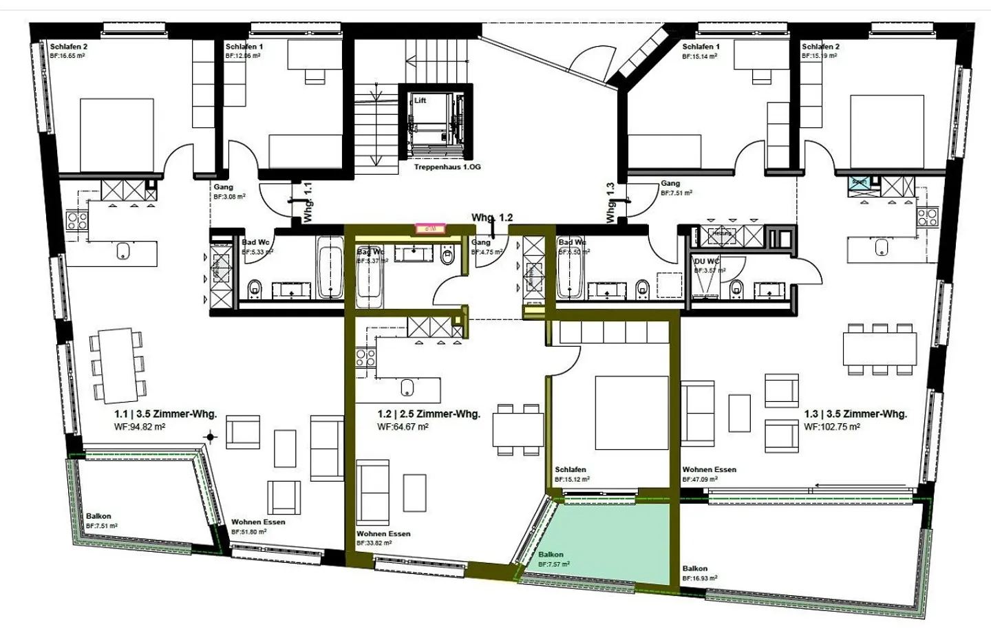 grand appartement récent - Photo 4 sur 4