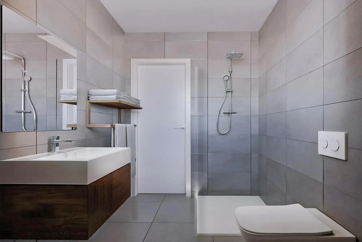 NEWLY BUILT 3.5 ROOMS APARTMENT WITH TERRACE IN AGNO - Photo 6 of 7