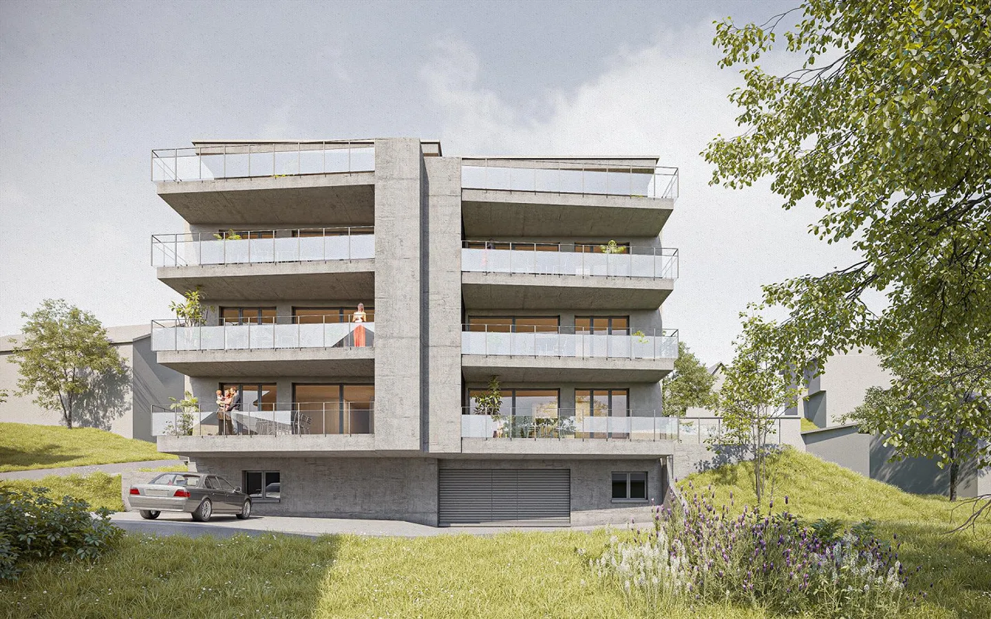 Appartement neuf élégant dans un emplacement privilégié à Rebstein - Photo 3 sur 9