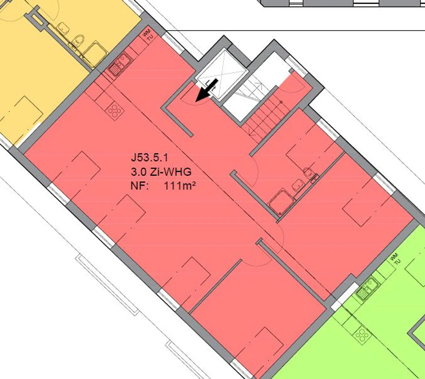 Affitto netto regalato - appartamento moderno in posizione centrale a Biel - Foto 11 di 11