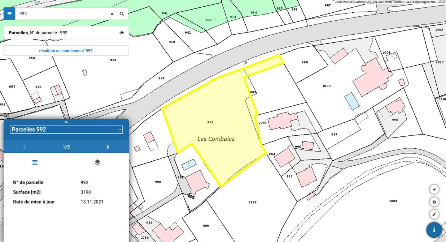 Baugrundstück in gemischter Zone in Bovernier - Foto 5 von 6