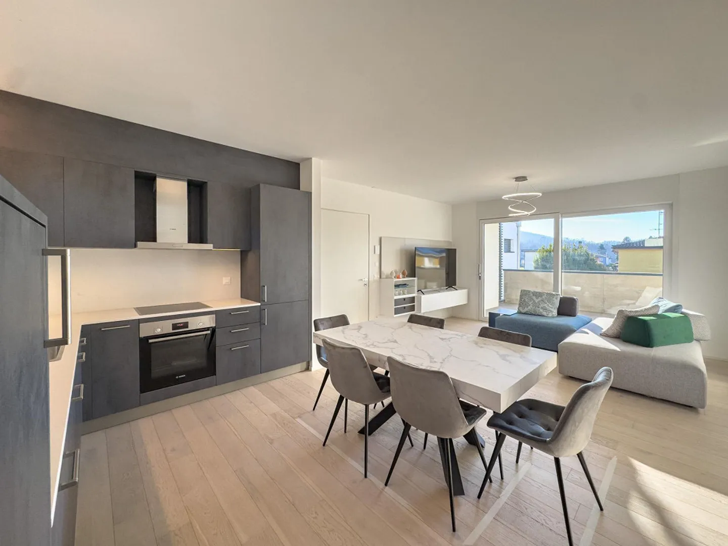 Appartement moderne meublé à Genestrerio - Photo 1 sur 8