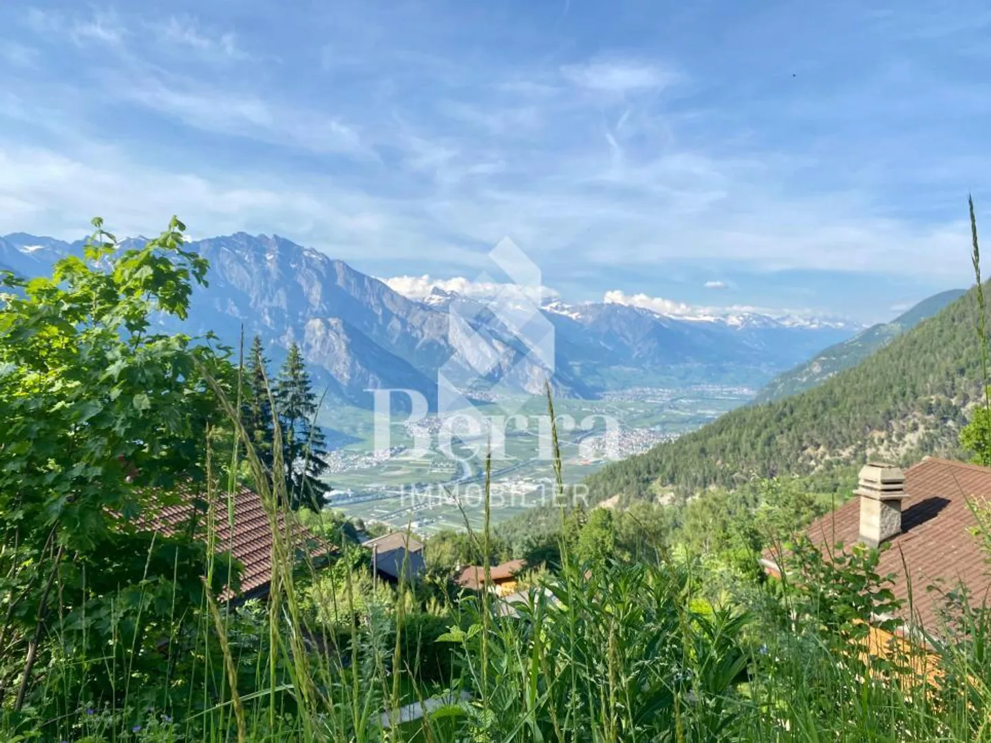 Building plot with a view of the Rhône plain, secondary residence allowed - Photo 1 of 6