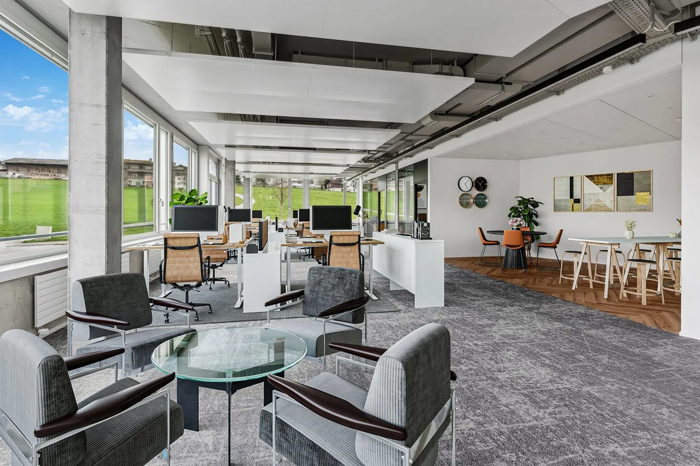 Ufficio completamente attrezzato con posti a sedere direttamente di fronte all'ingresso - Entra e inizia! - Foto 5 di 10