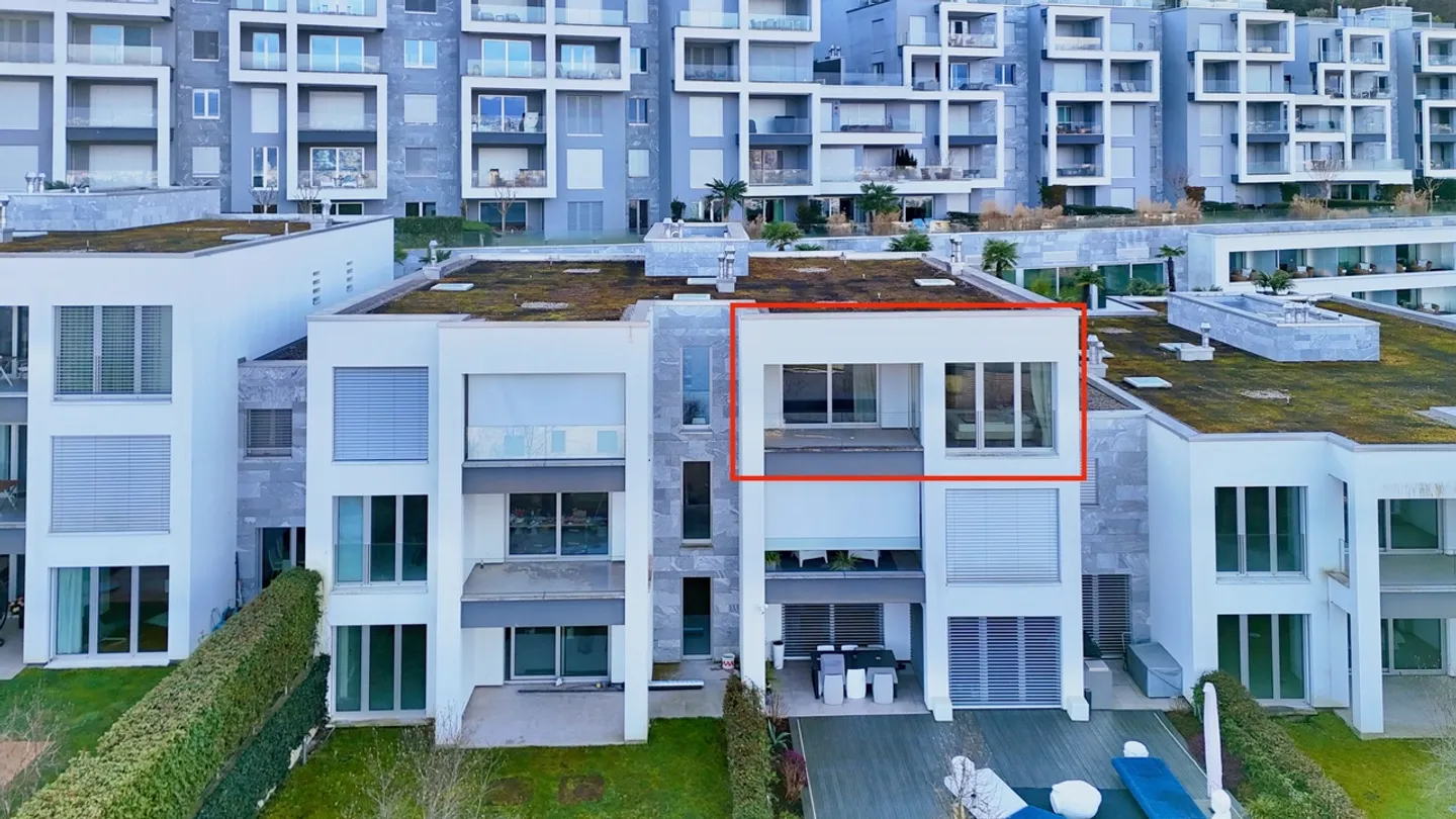 Modern Penthouse with Lake Lugano and Mountain View - Photo 2 of 16