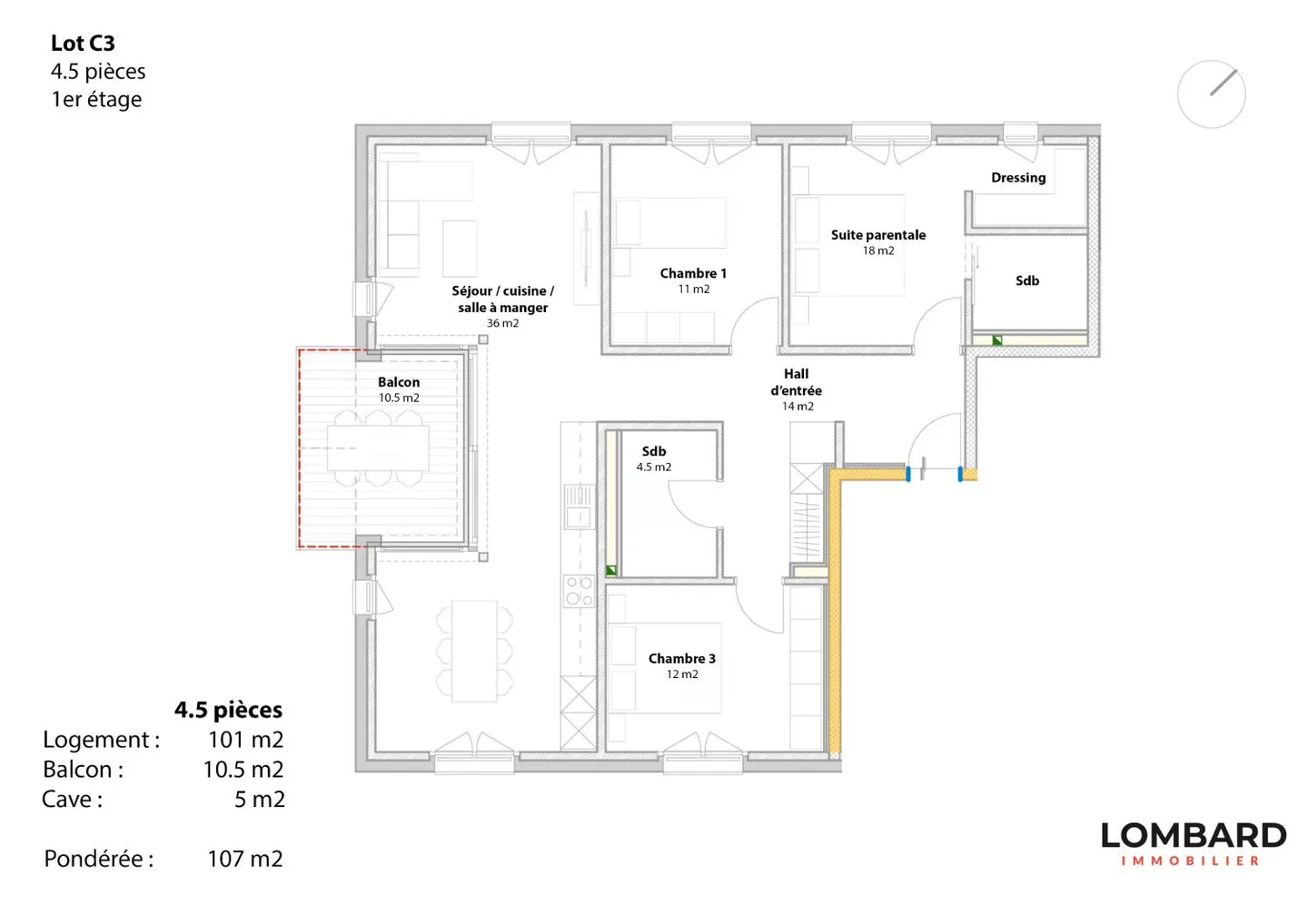 4,5-Zimmer-Wohnung - Foto 8 von 8