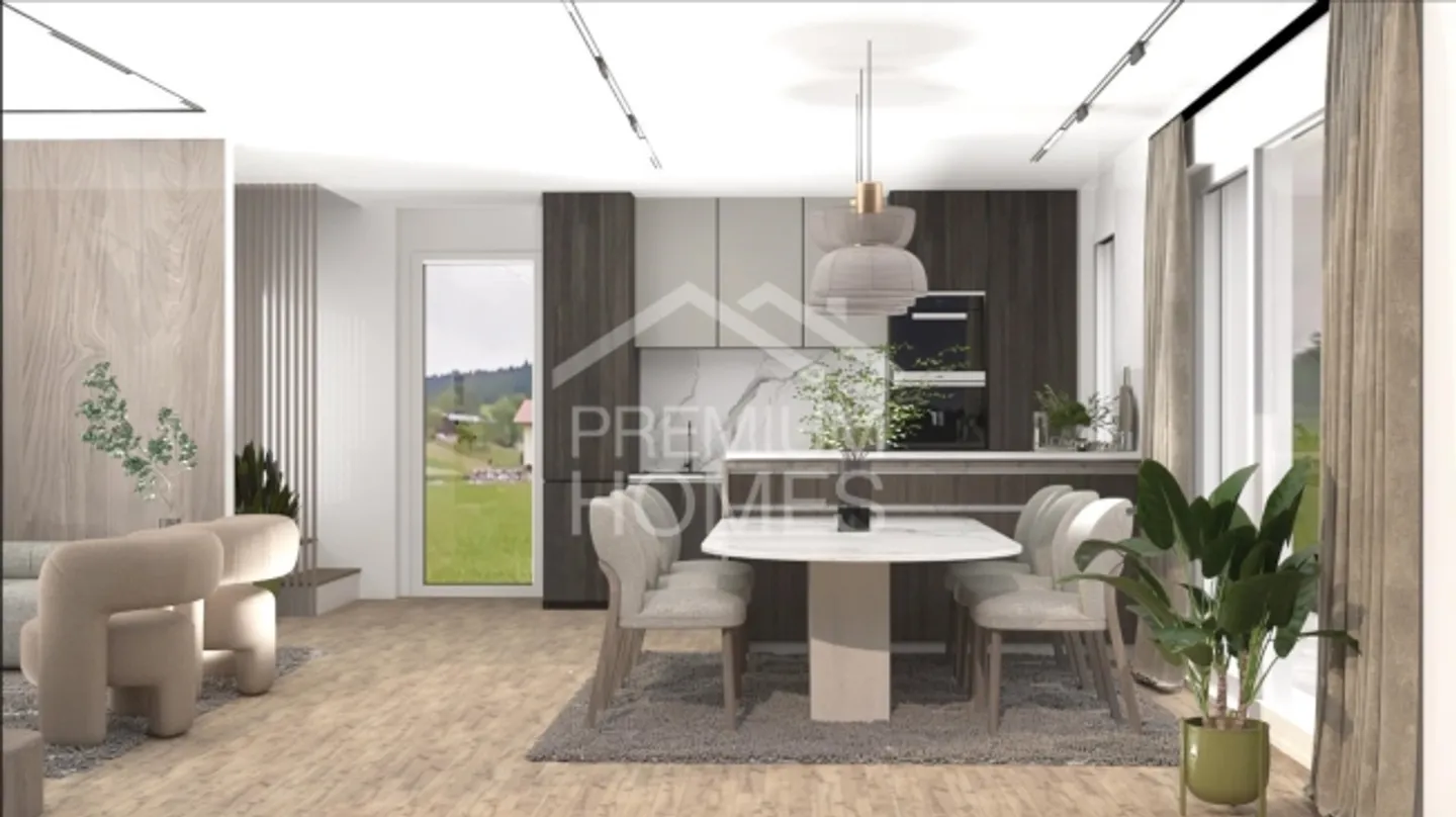 Newly built 5.5-room single-family house in Leimiswil - Photo 4 of 4