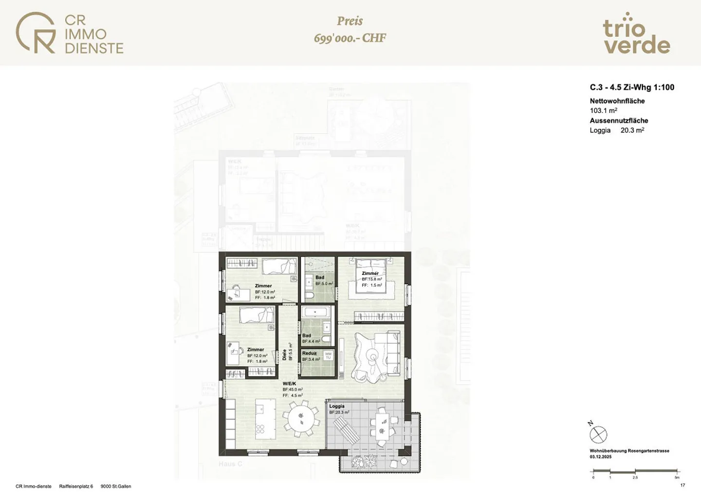 «TRIO VERDE» - une maison avec identité. - Photo 4 sur 10