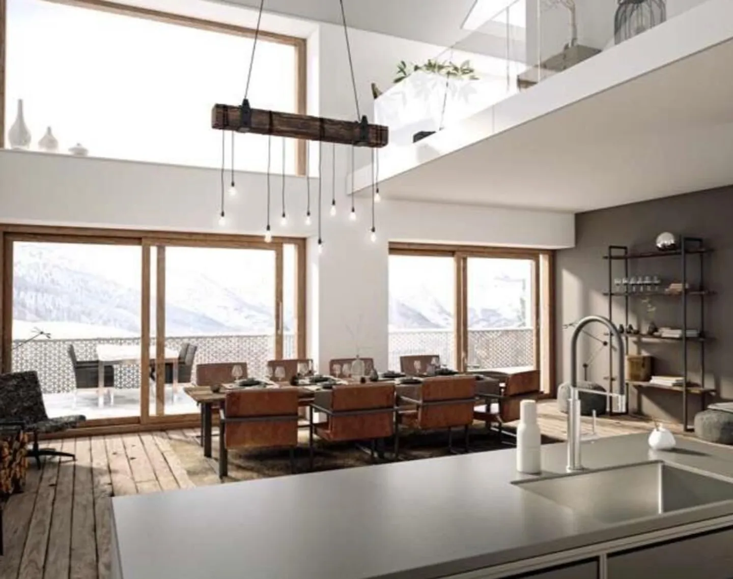 Appartement de résidence hôtelière avec revenus locatifs à Saas-Fee (Unité BA 42) - Photo 4 sur 12