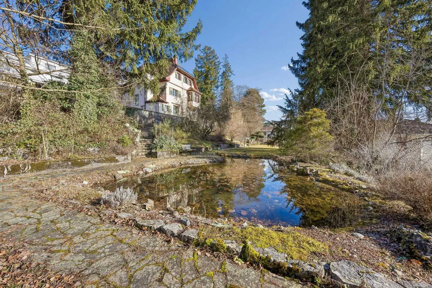 Art Nouveau Villa in Reinach with exceptional park garden - Photo 12 of 13