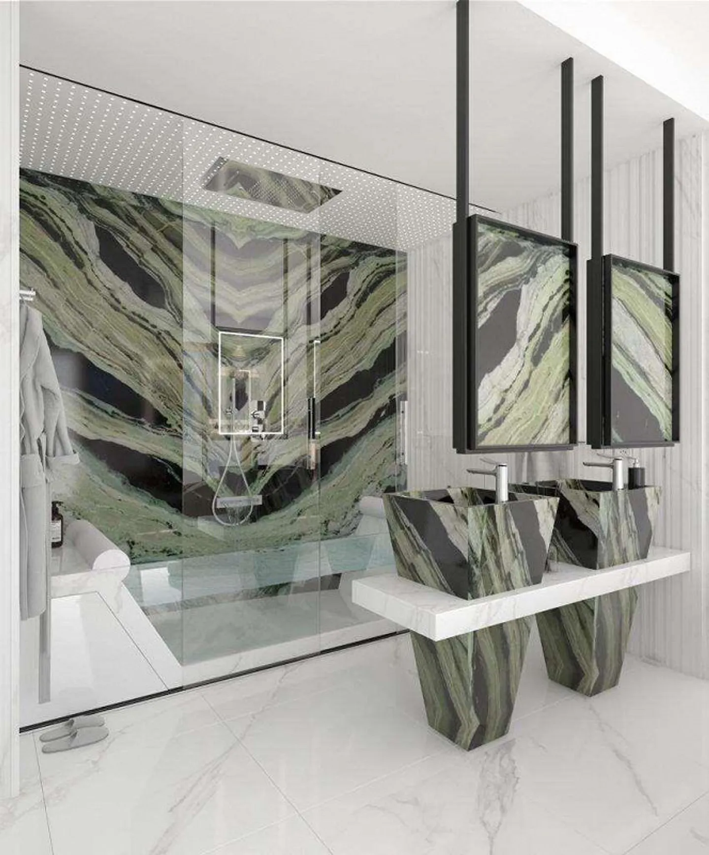 Appartement de luxe exclusif avec vue imprenable sur le lac de Lugano - Photo 8 sur 9