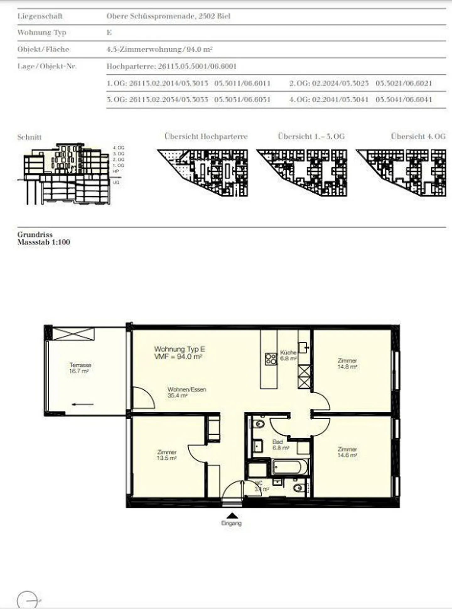 Modernes Apartment mit grossem Balkon - Foto 8 von 9