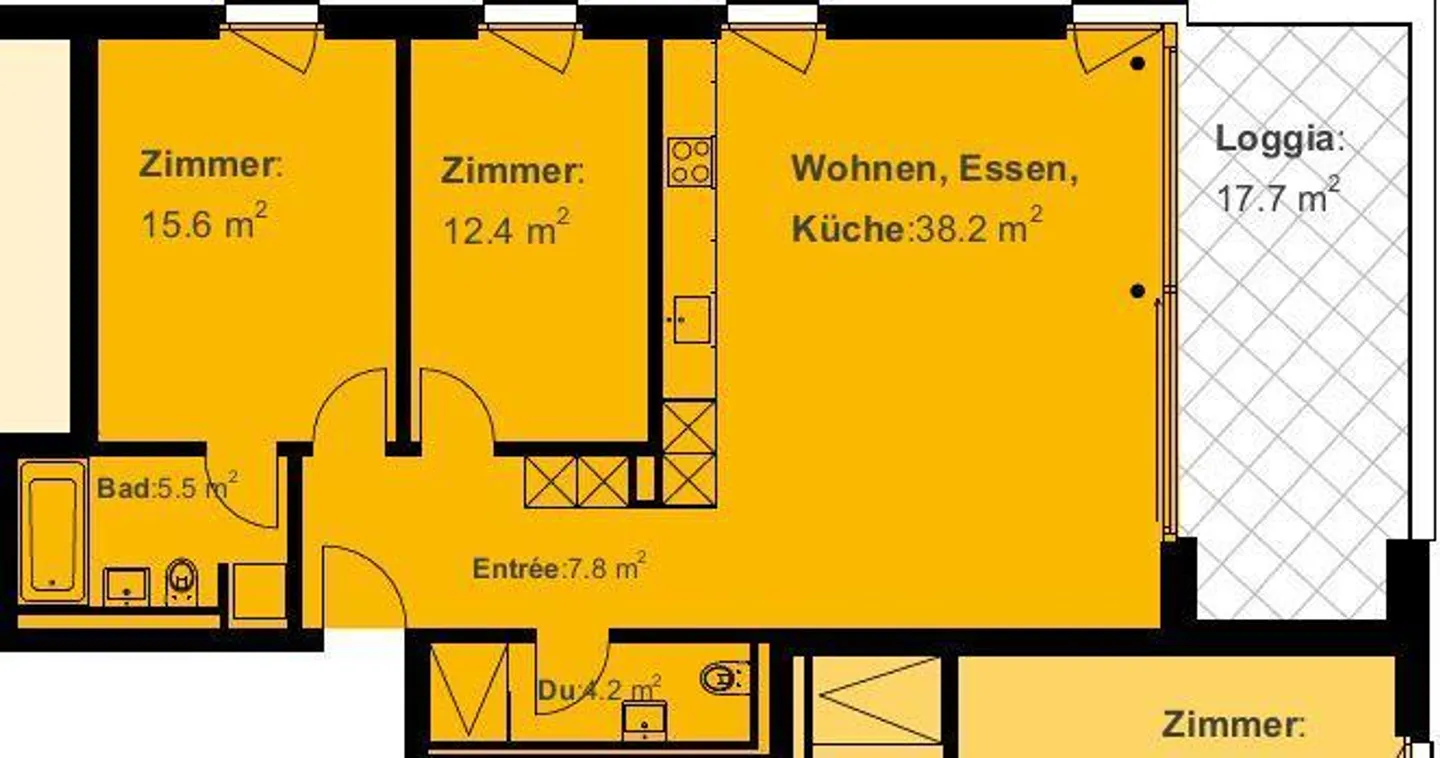 3.5 Room Apartment in Neunkirch - Photo 8 of 8