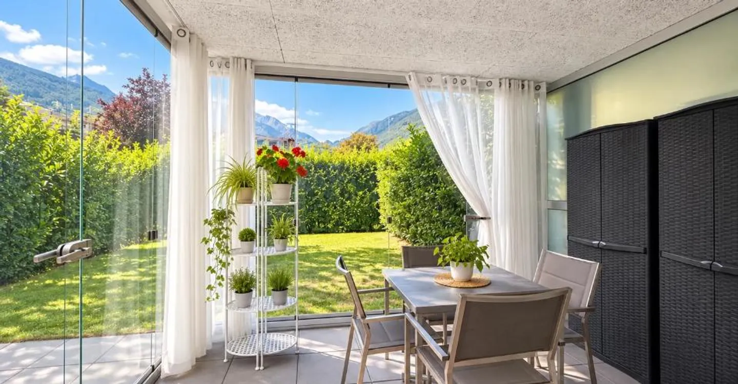 Invest in Martigny: Recent 2.5 Rooms with Veranda, Terrace and Garden - Photo 6 of 8