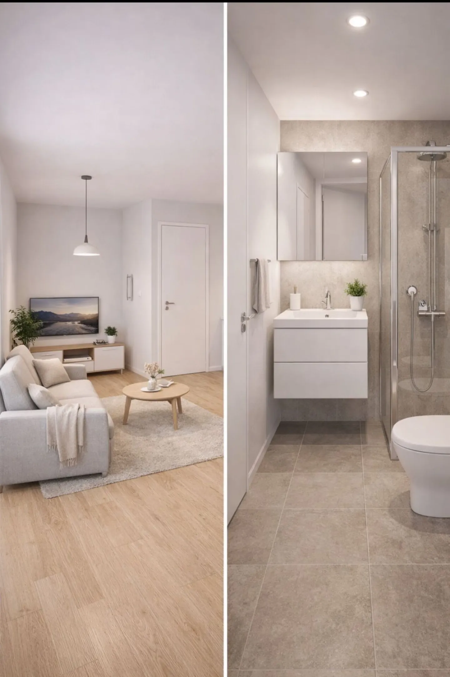 Monolocale 1 stanza incluso Internet TV e mobili moderni - Foto 1 di 3