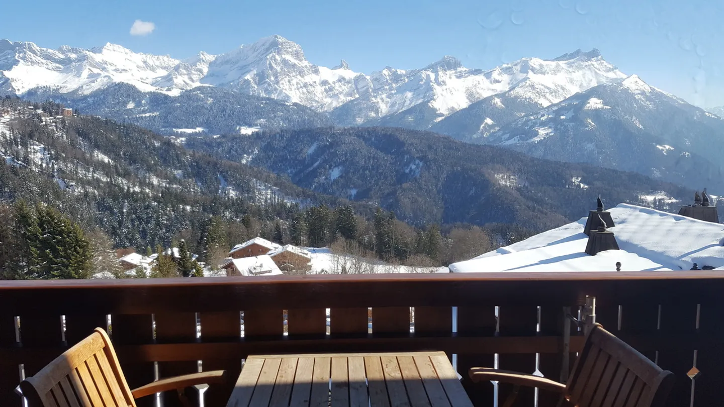 Very beautiful 3.5-room apartment in Villars-Chesières - Mountain view - Photo 2 of 13
