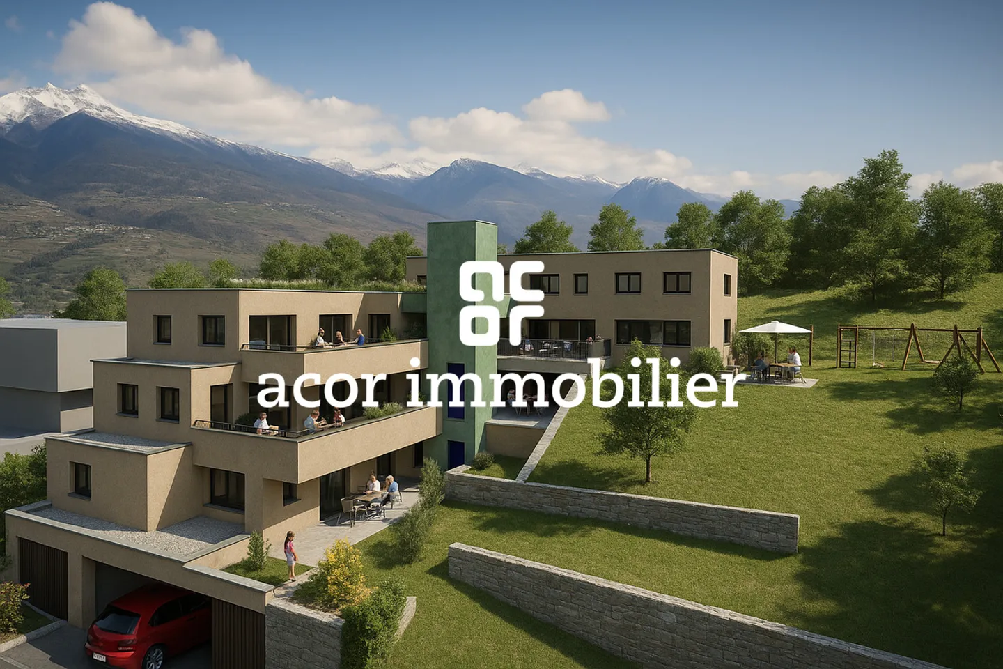 Appartements modernes avec vue sur les montagnes - Photo 1 sur 1