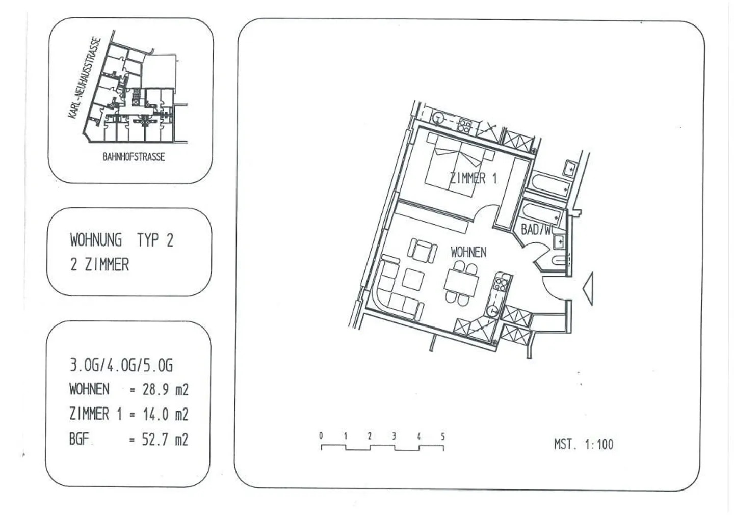 2-room apartment in the city center - Photo 8 of 8