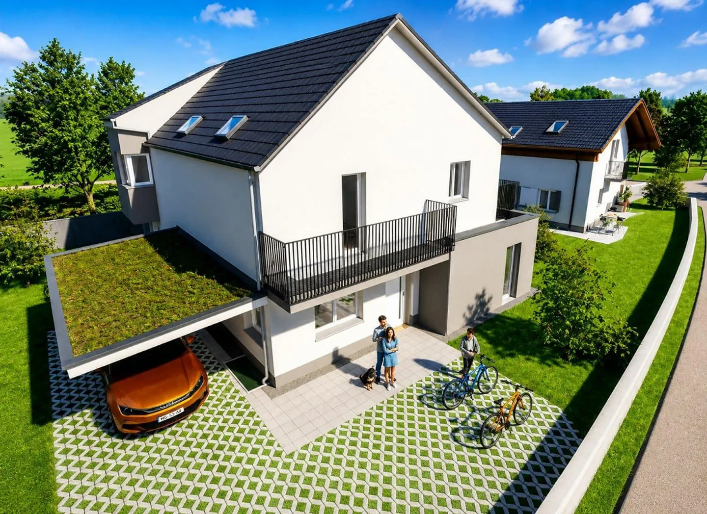 Newly built 6.5-room single-family house with garden - Photo 1 of 7