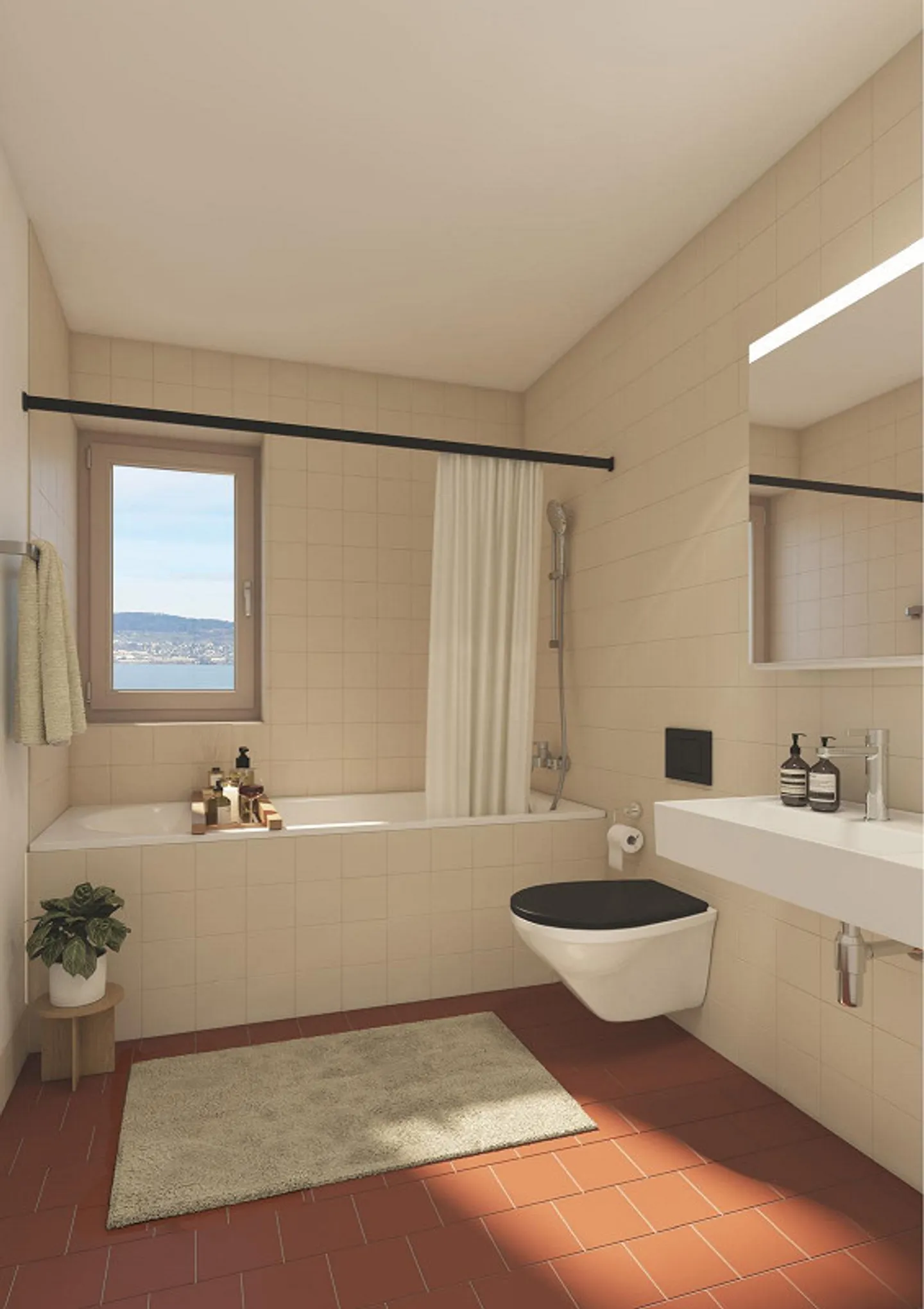 Appartement moderne de 2,5 pièces avec vue sur le lac - Photo 3 sur 5