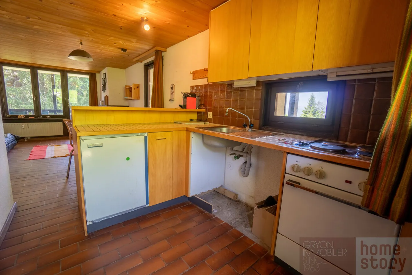2 camere da ristrutturare con vista panoramica e accesso diretto alle piste - Foto 6 di 12
