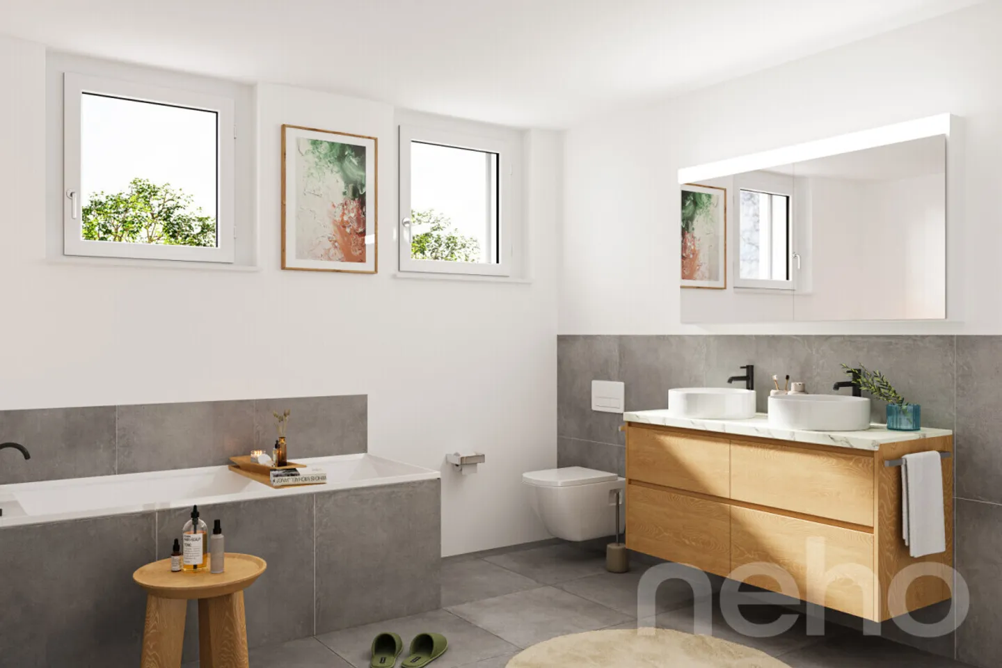 Modernes Doppelhaus in familienfreundlicher Lage - Foto 4 von 4