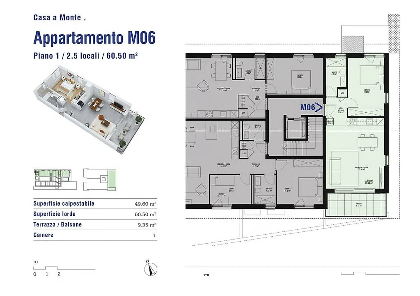 Nouveaux appartements de 2,5 pièces à Cadenazzo - Photo 13 sur 13